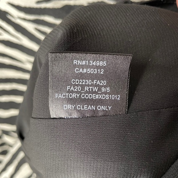 For Love & Lemons Lyla Mini White/Black Zebra Print Dress Size Medium - Picture 12 of 13